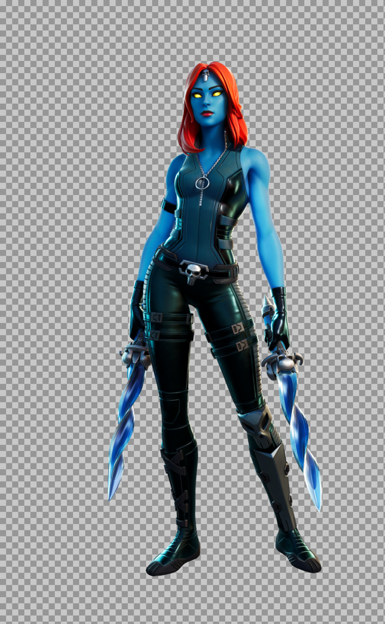 Mystique Fortnite Skin PNG - Transparent Background...