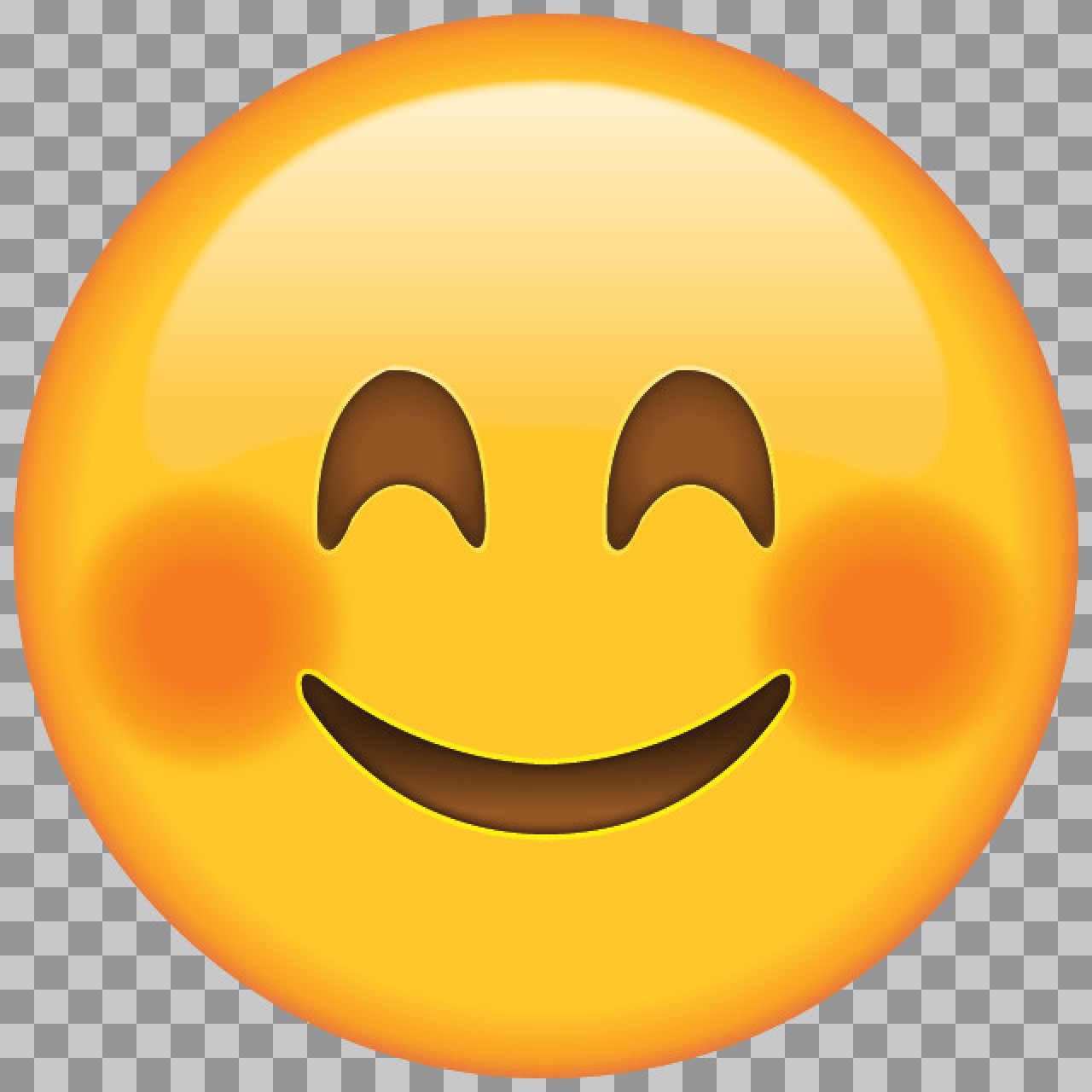 Smiling Face with Smiling Eyes Emoji PNG | Free Download