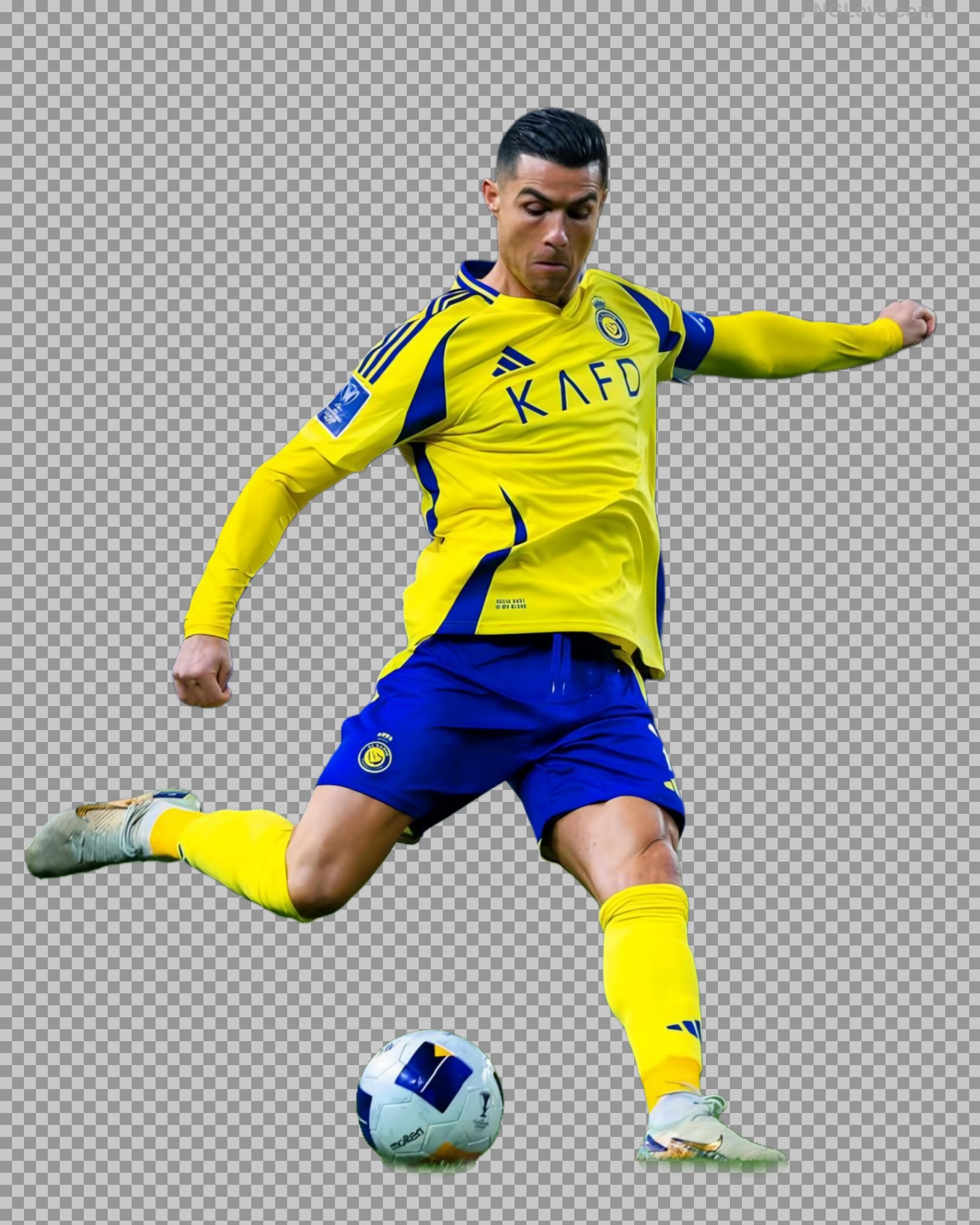 cristiano ronaldo playing football PNG transparent image...