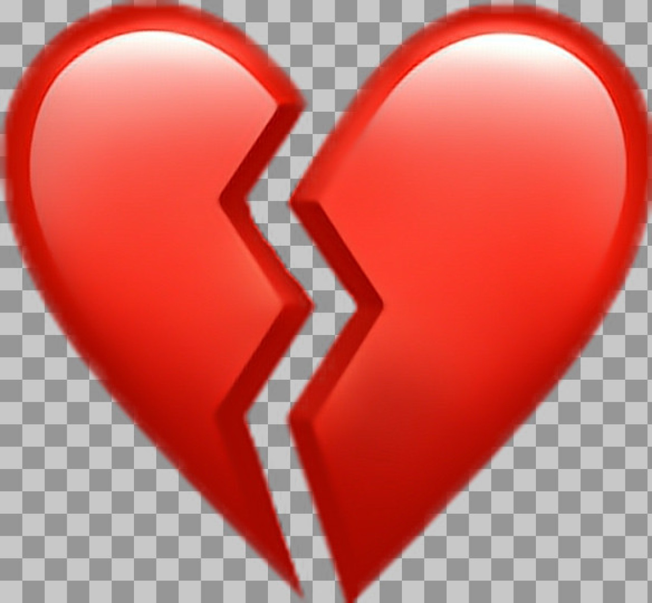 Free Broken Heart Emoji PNG | Download for Breakups & Sadness...
