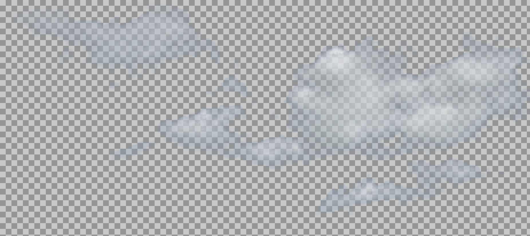White Clouds on Blue Sky PNG | Background & Design Element