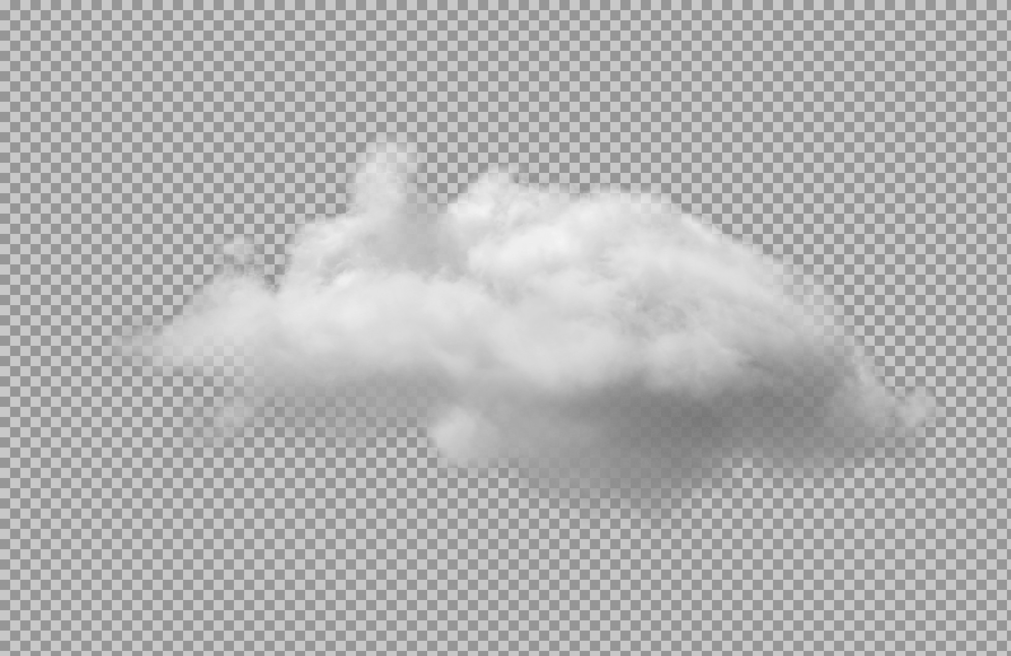 Black and White Cloud PNG | Monochrome Sky Background...