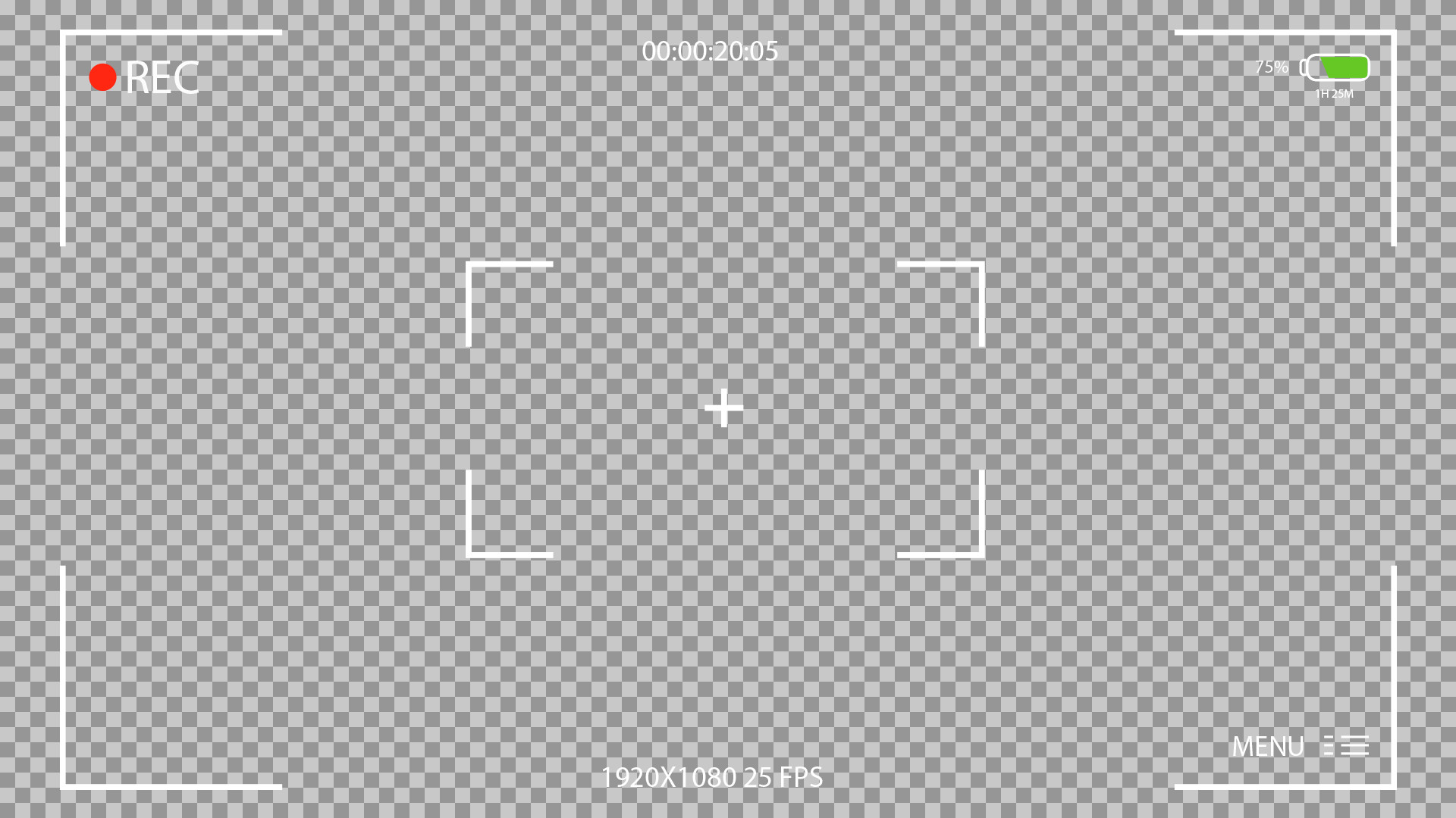 Camera Viewfinder Overlay PNG | Free Transparent Recording Screen