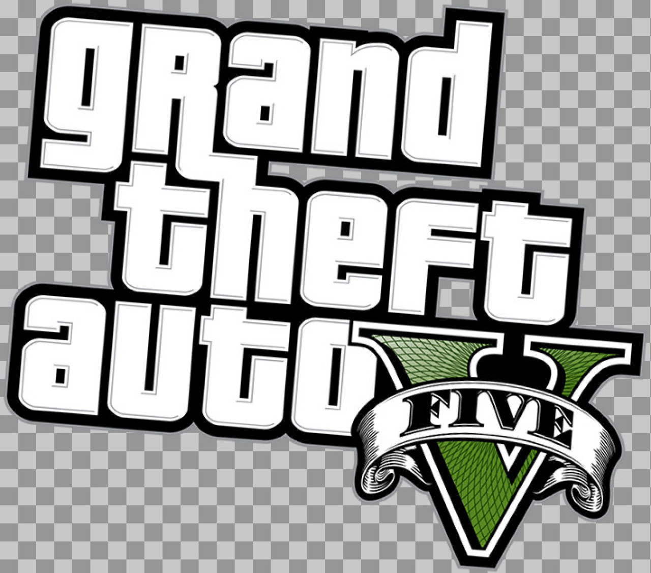 Grand Theft Auto V (GTA V) Logo PNG | Official Game Art