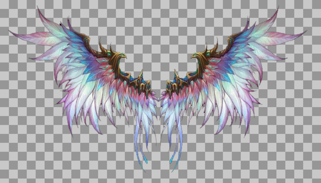 Celestial Armored Wings PNG | Fantasy Digital Art & Game Asset
