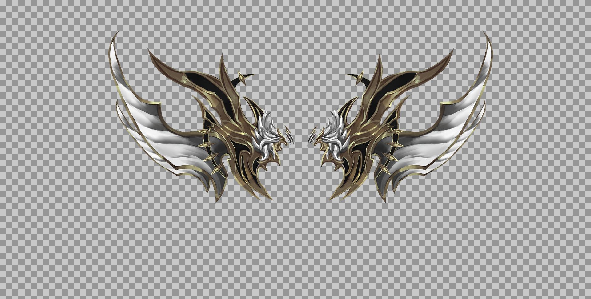 Epic Fantasy Dragon Wings PNG | Free Download for Game Art
