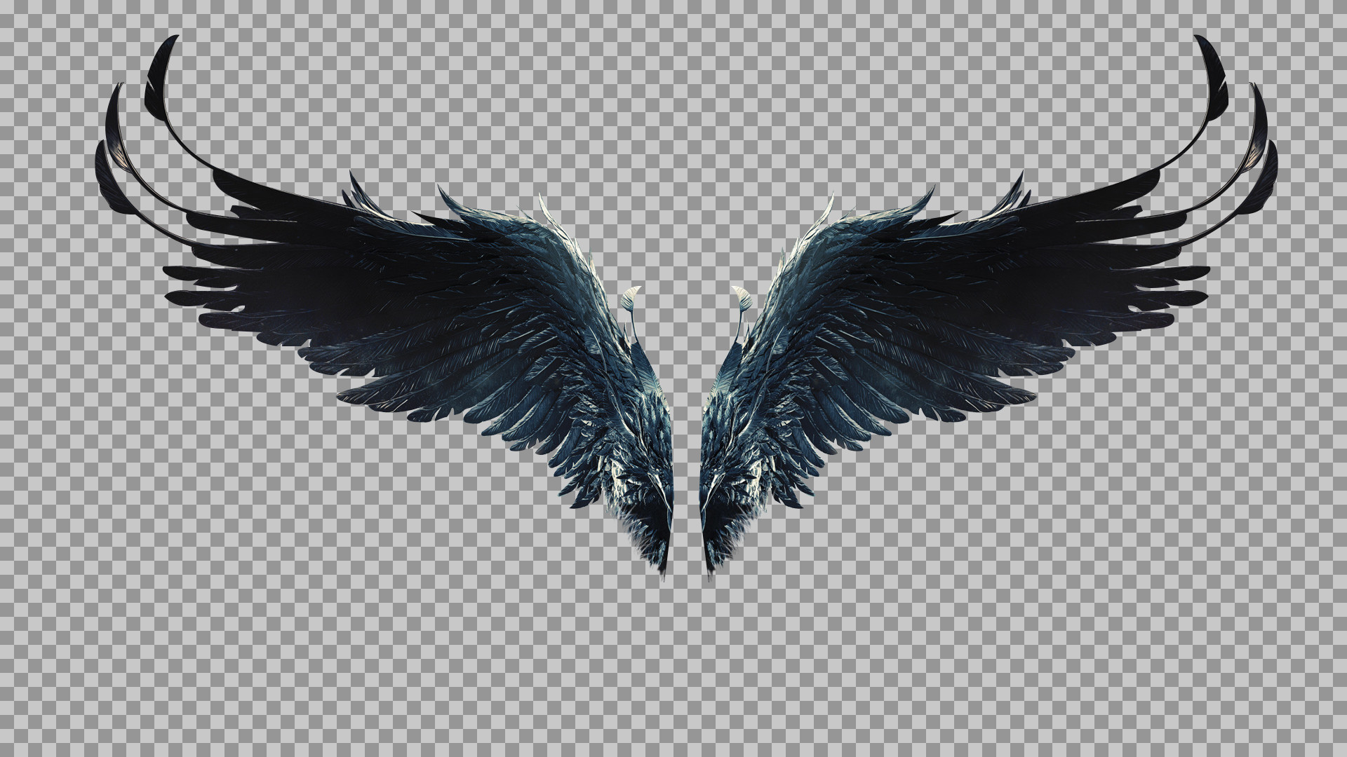 Dark Angel Wings PNG | Epic Fantasy & Cosmic Artwork...