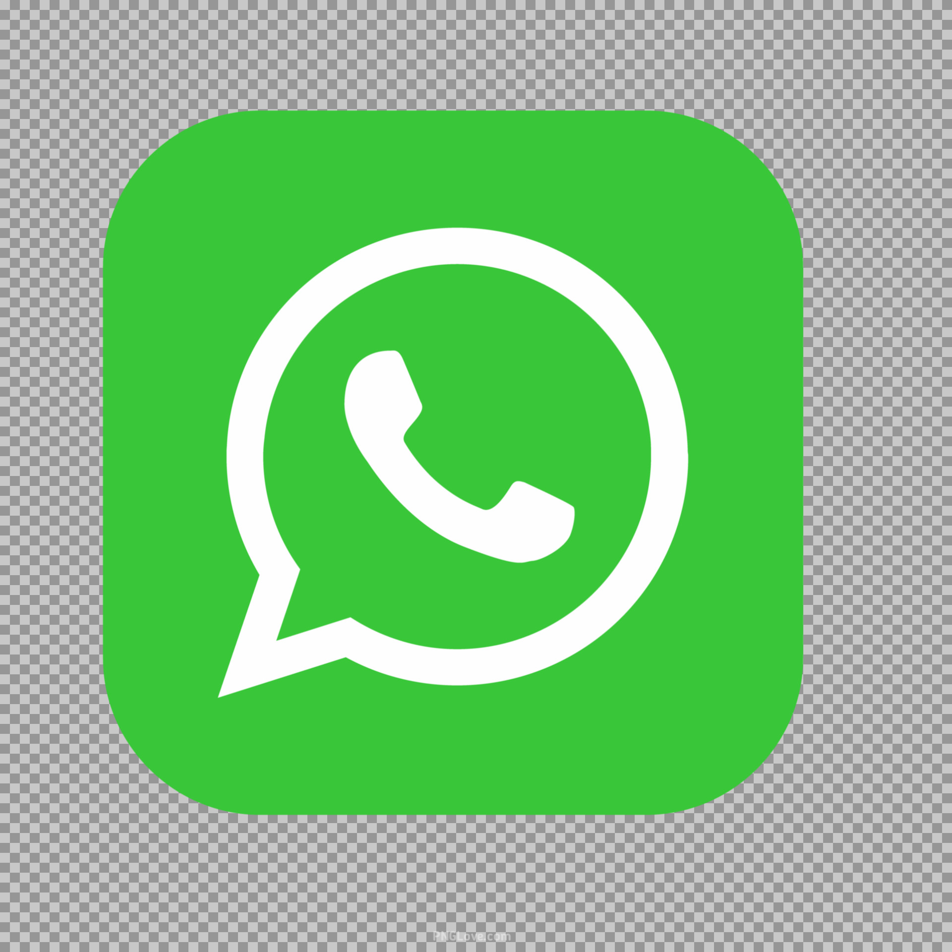 WhatsApp logo free PNG transparent image