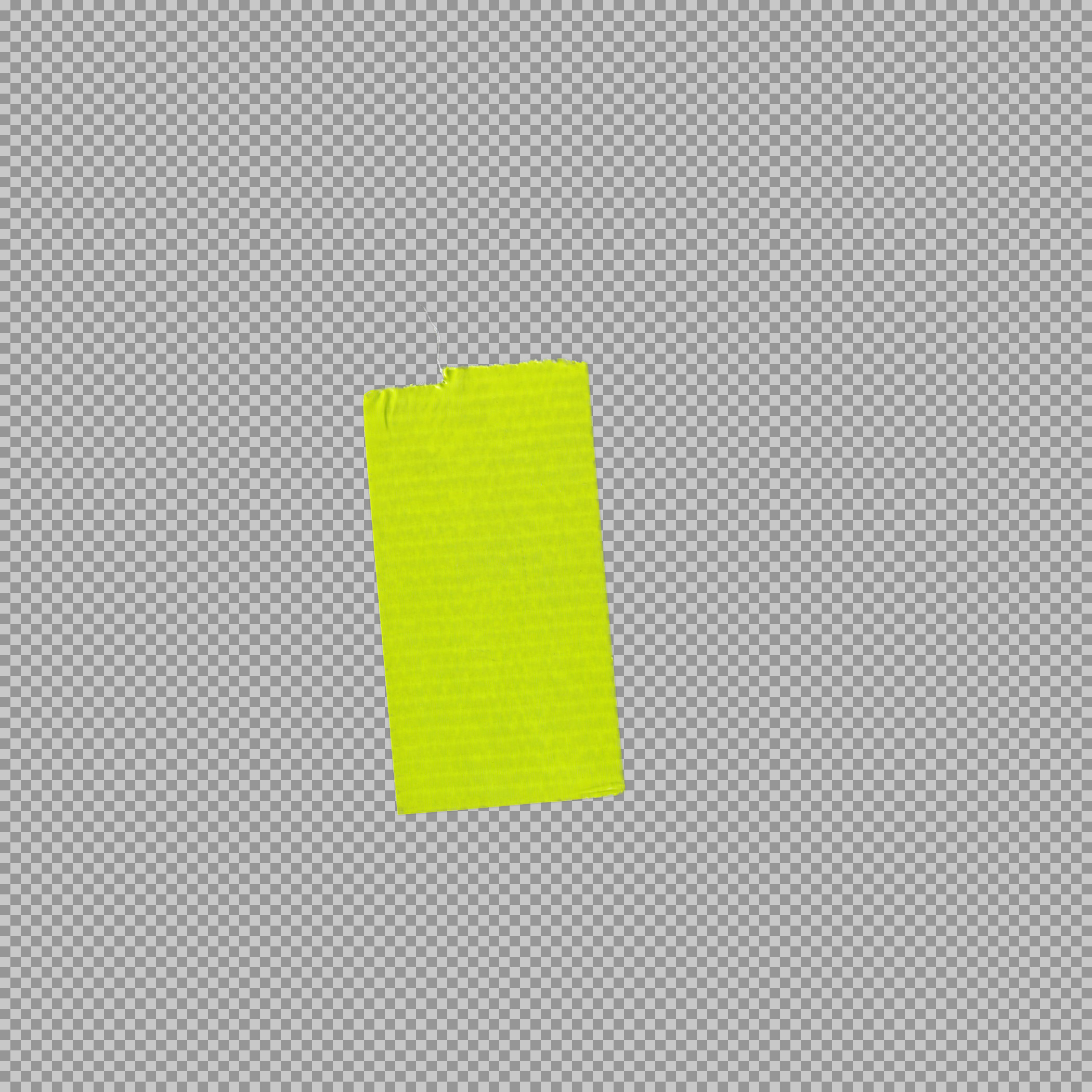Neon Yellow Tape PNG | Realistic Torn Adhesive Tape...