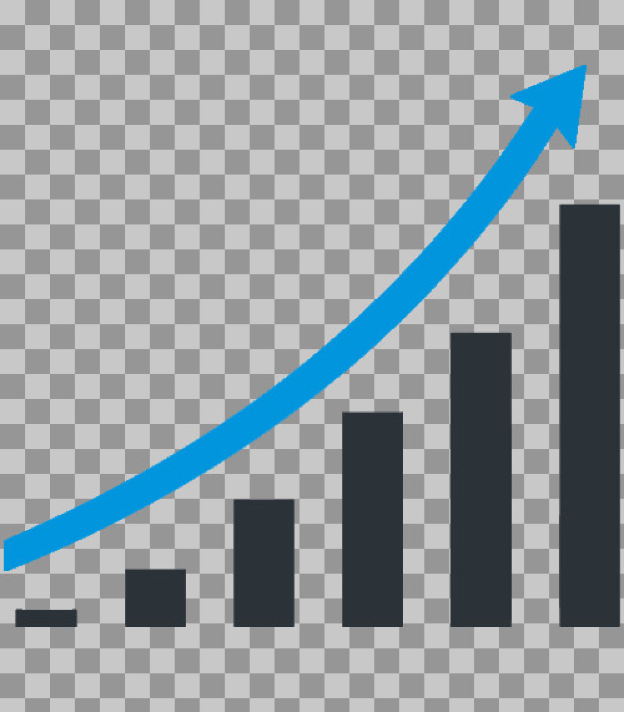 Business Growth Chart PNG | Modern Data Graphic