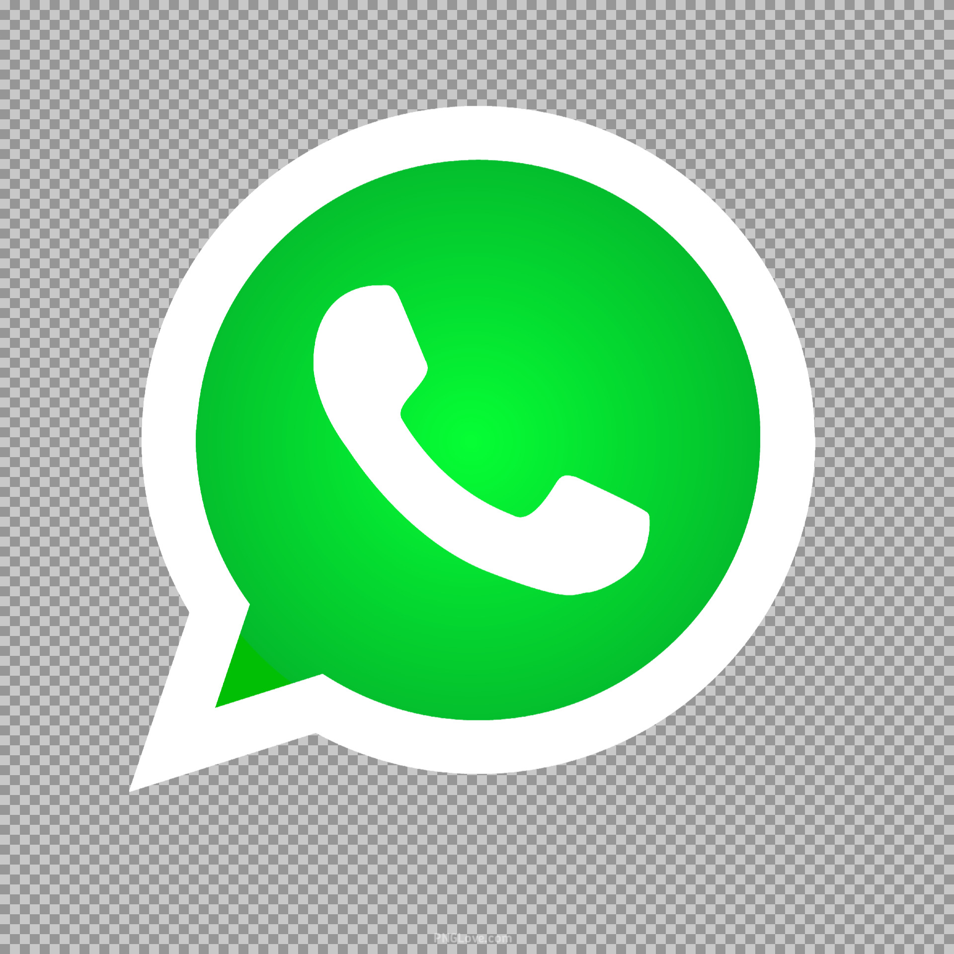 WhatsApp app logo sticker PNG image download