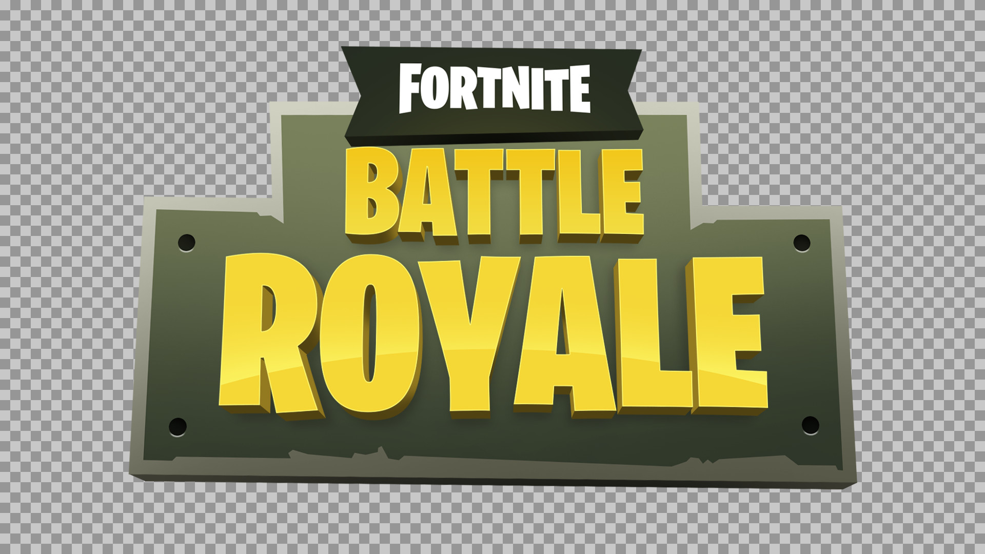 Fortnite Battle Royale Logo PNG - Transparent Background Gaming Asset...