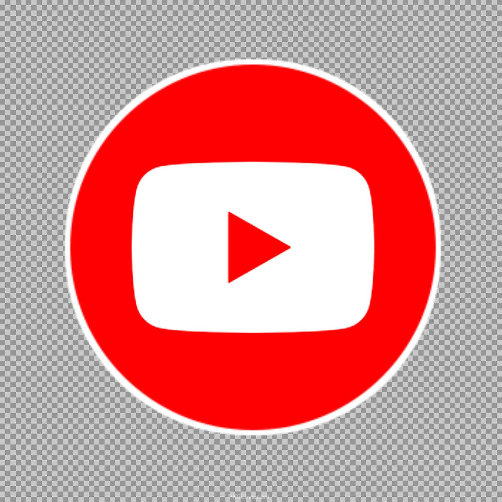 Free Youtube logo sticker PNG image download...