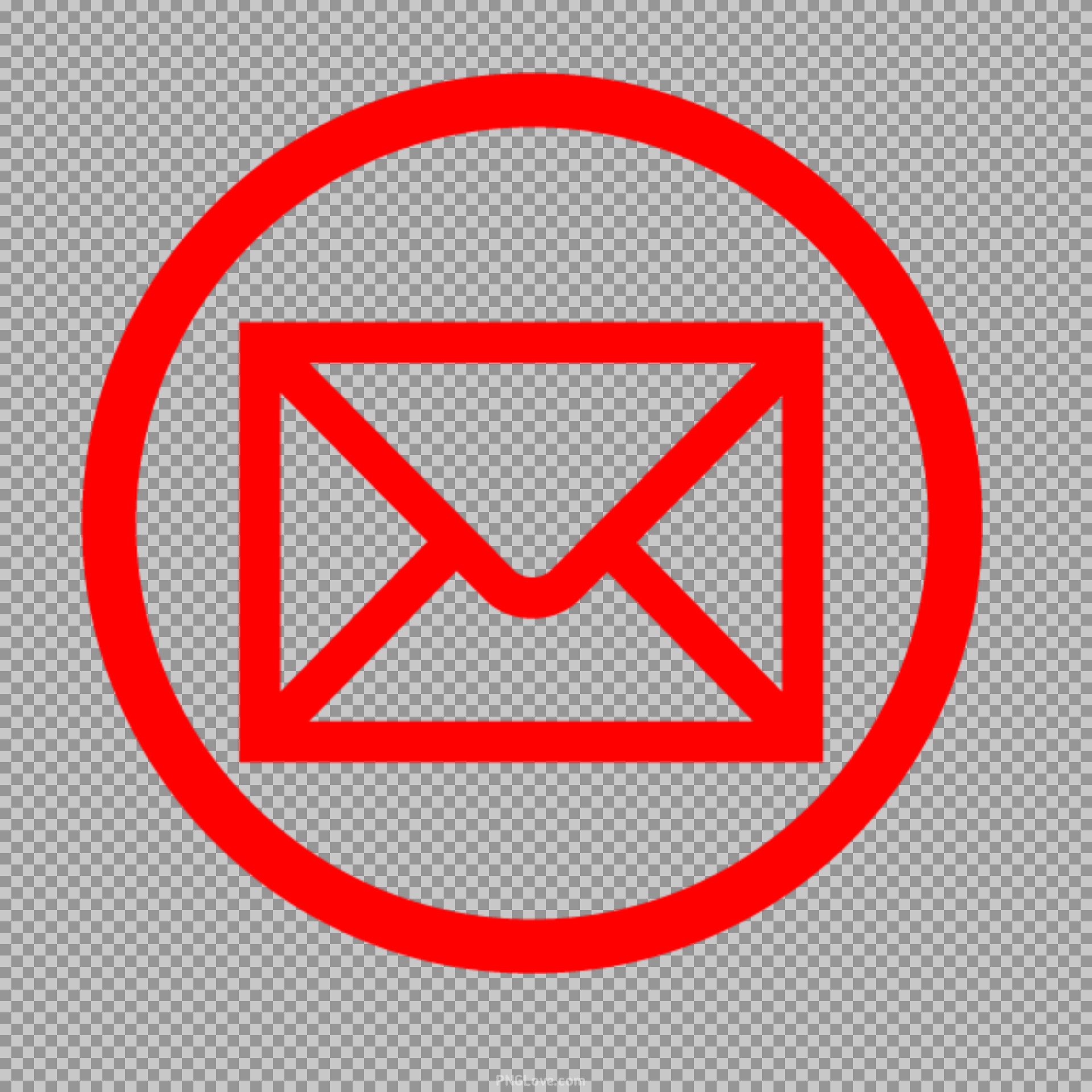 Email symbol logo PNG transparent image