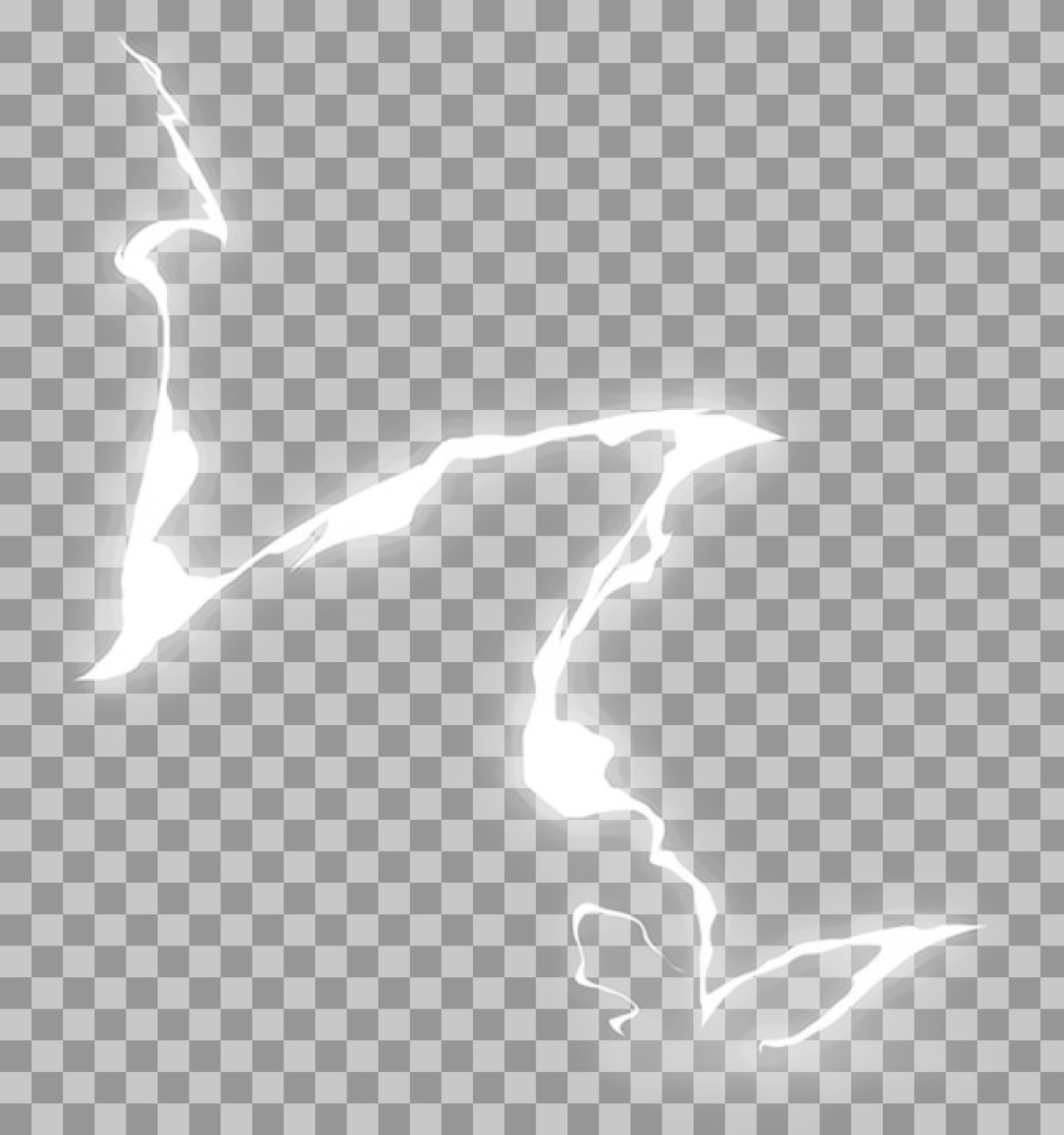 White Lightning Bolt PNG - Transparent Electrical Overlay | [PNGLOVE.COM]