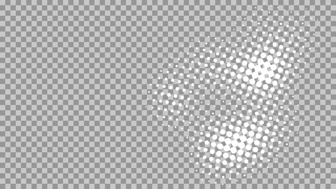 White Halftone Dot Pattern PNG | Transparent Abstract Overlay Texture