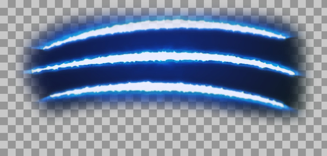 Blue Energy Claw Marks PNG | Glowing Slash Effect Overlay