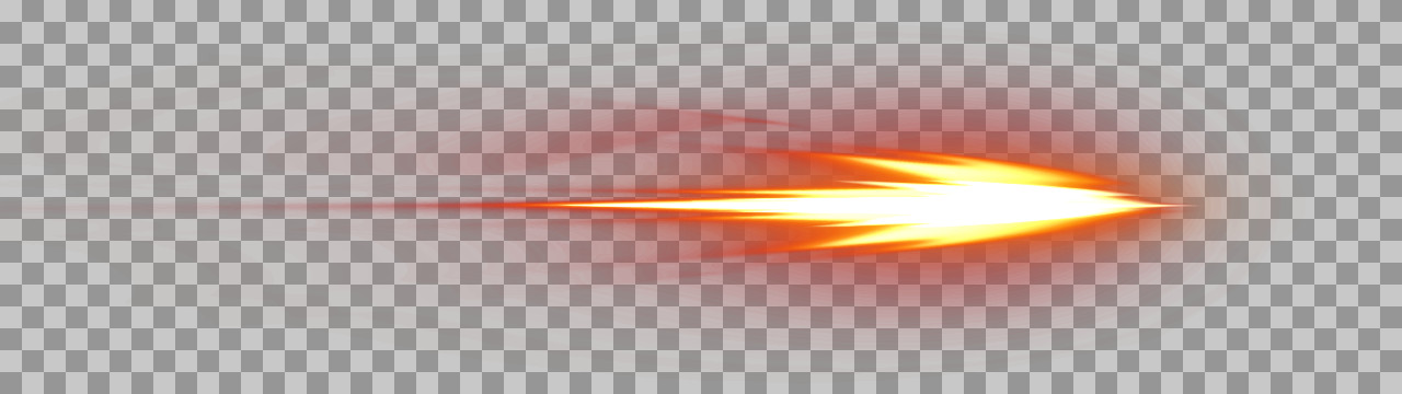 Fiery Bullet Tracer PNG | Glowing Gunshot Effect Overlay