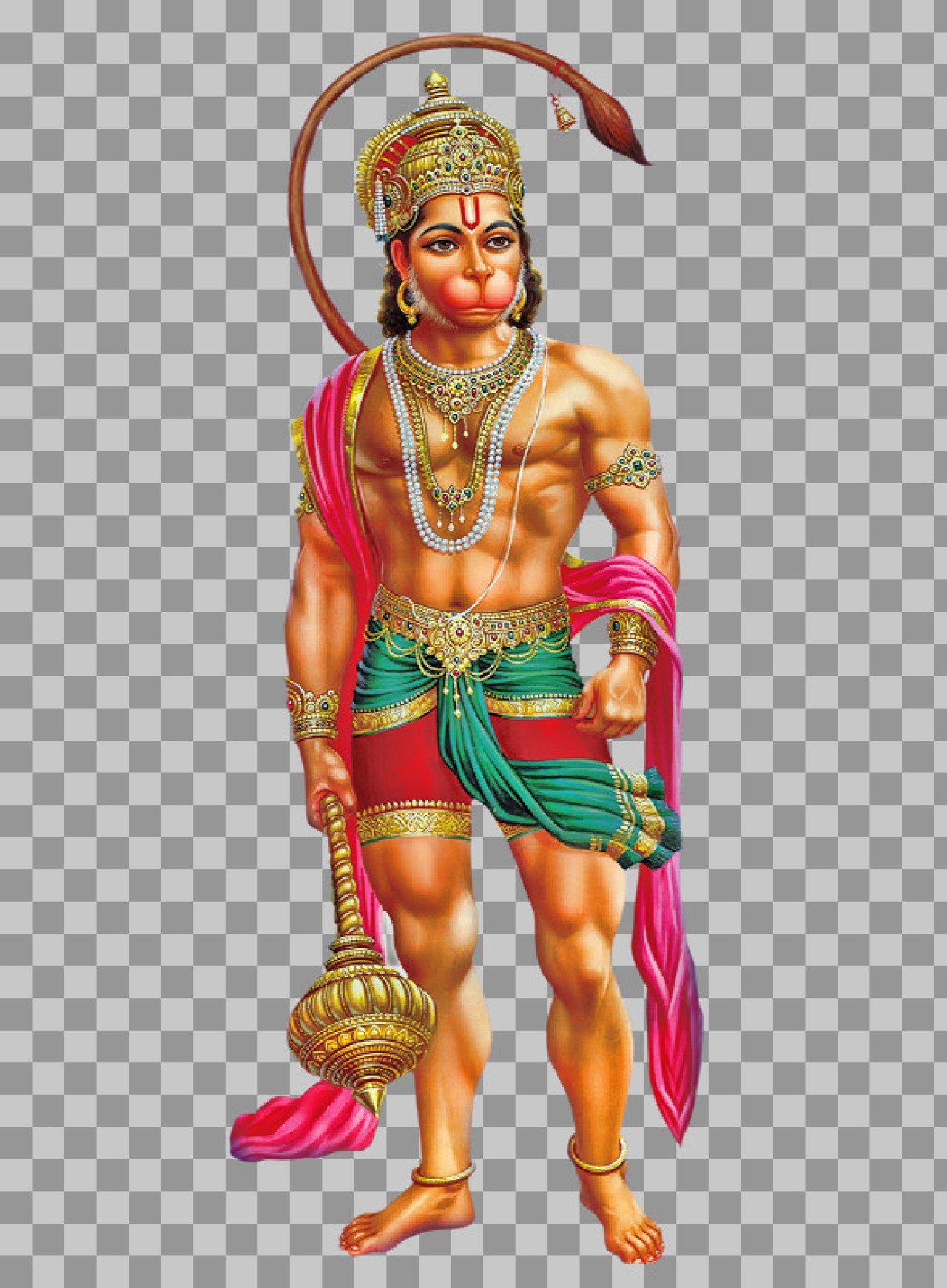 Hanuman PNG transparent background high quality image download free