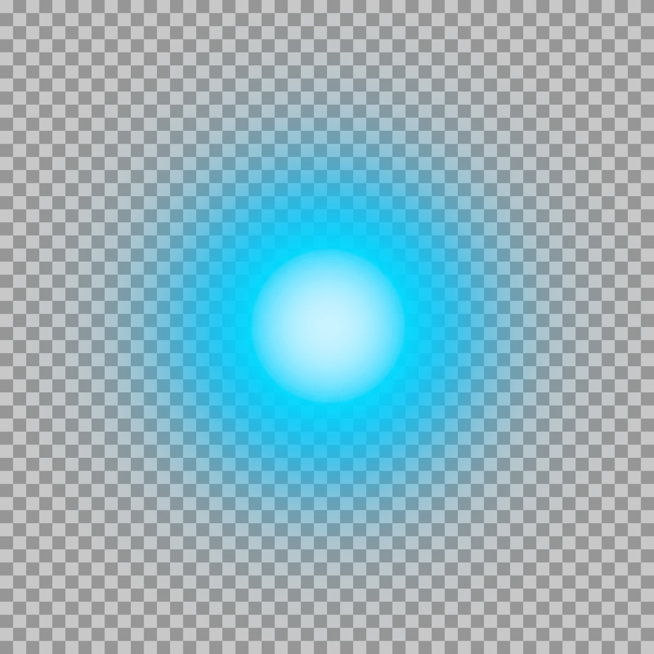 Cyan Blue Glow Circle PNG | Soft Radial Light Effect...