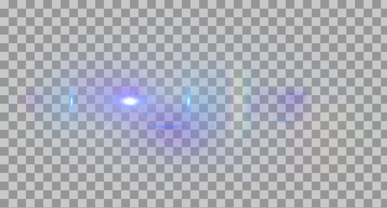 Blue Starburst Lens Flare PNG | Optical Flash & Light Overlay...