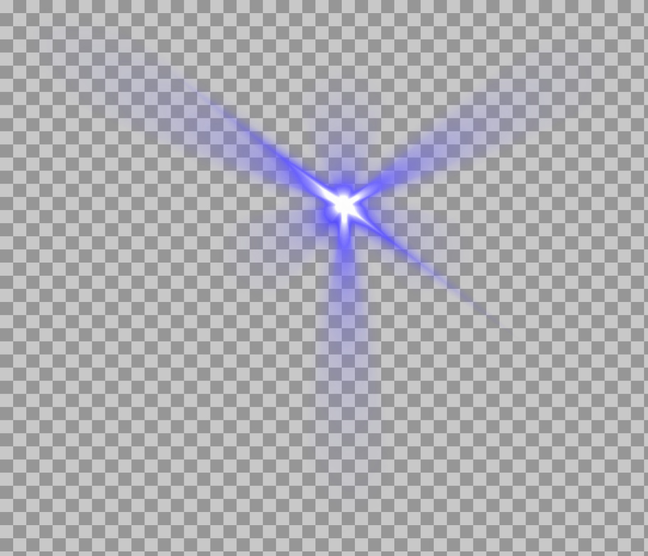 Blue Starburst Lens Flare PNG - Transparent Light Sparkle Effect...