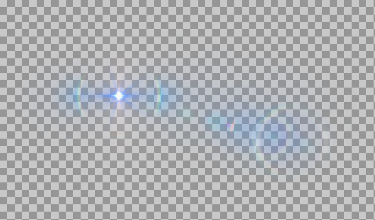 Blue Lens Flare PNG | Transparent Cinematic Light Overlay...