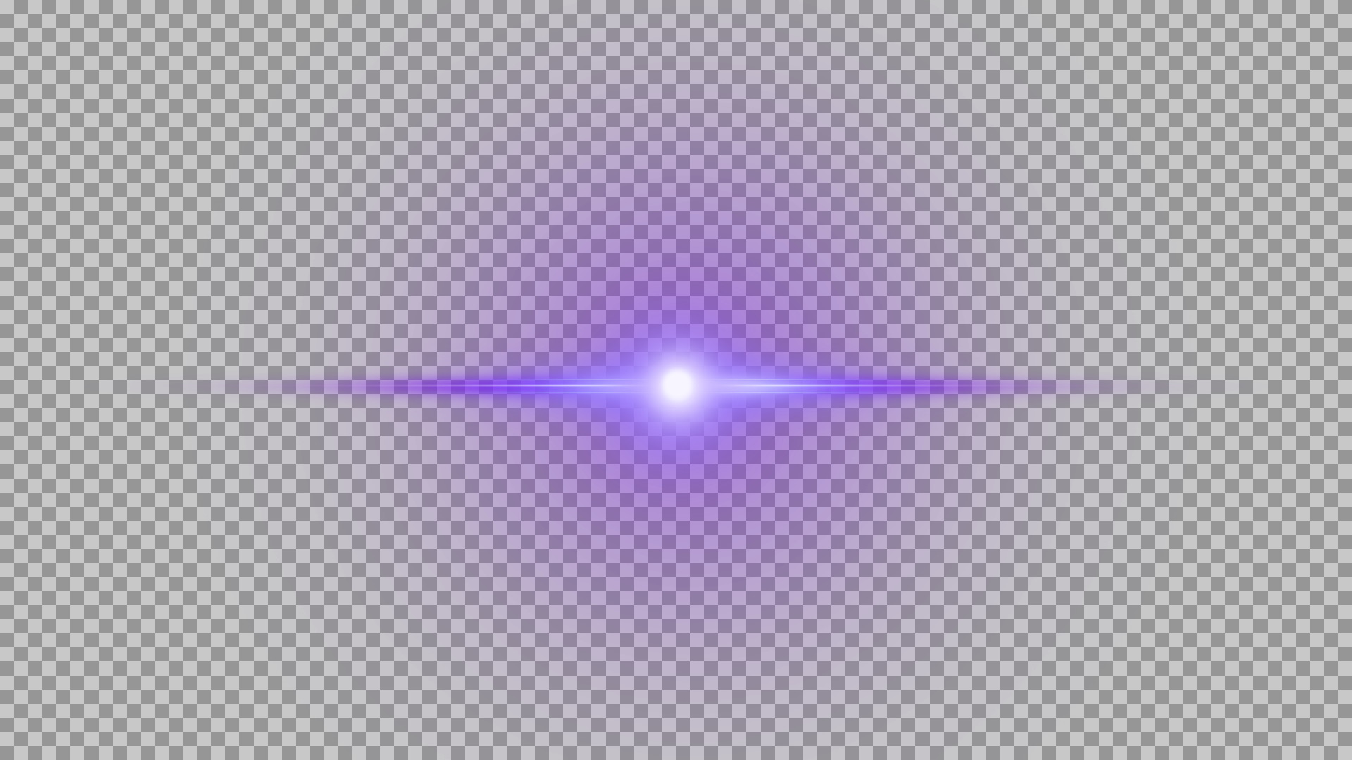 Purple Horizontal Lens Flare PNG | Neon Light Beam Overlay