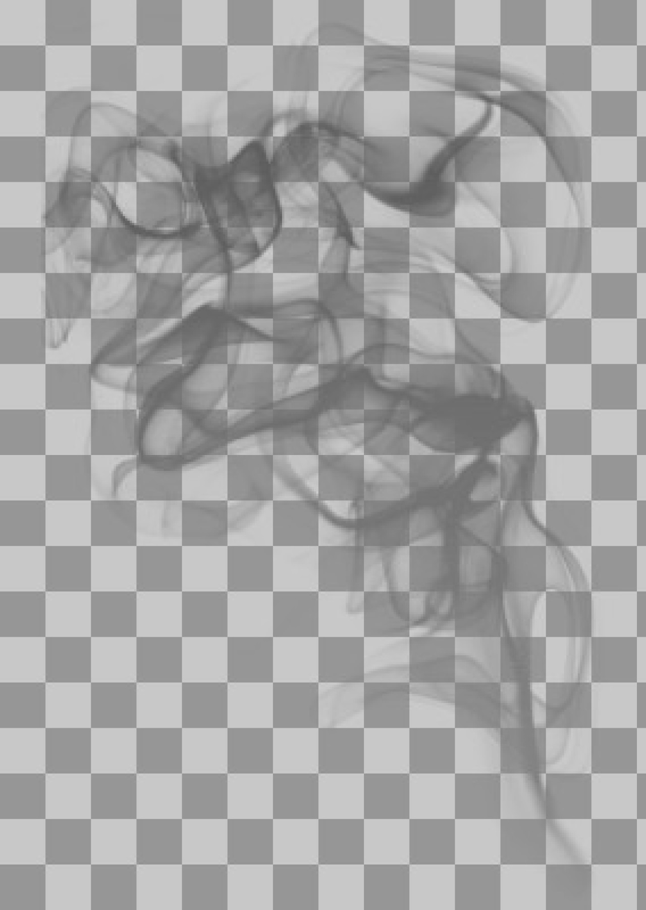 Realistic Gray Smoke Plume PNG | Wispy Steam Overlay