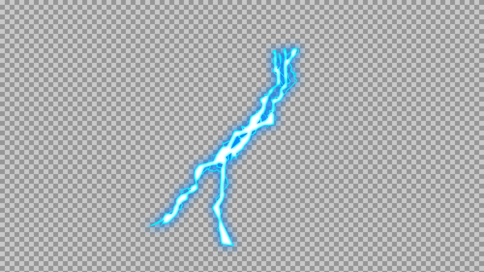 Realistic Blue Lightning Bolt PNG | Electric Strike & Energy Beam Overlay...
