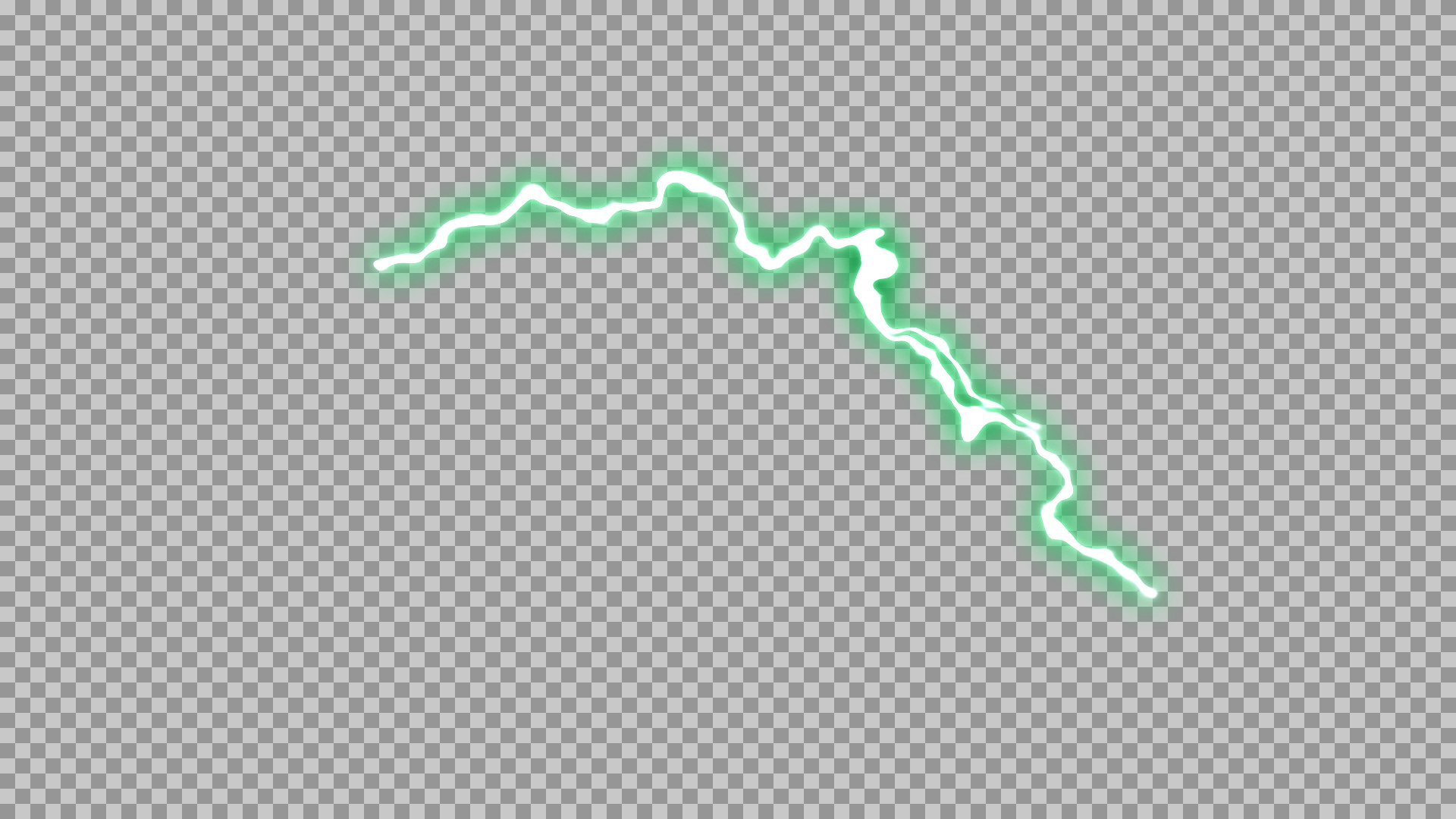 Green Lightning Bolt PNG - Neon Energy Crackle Overlay...