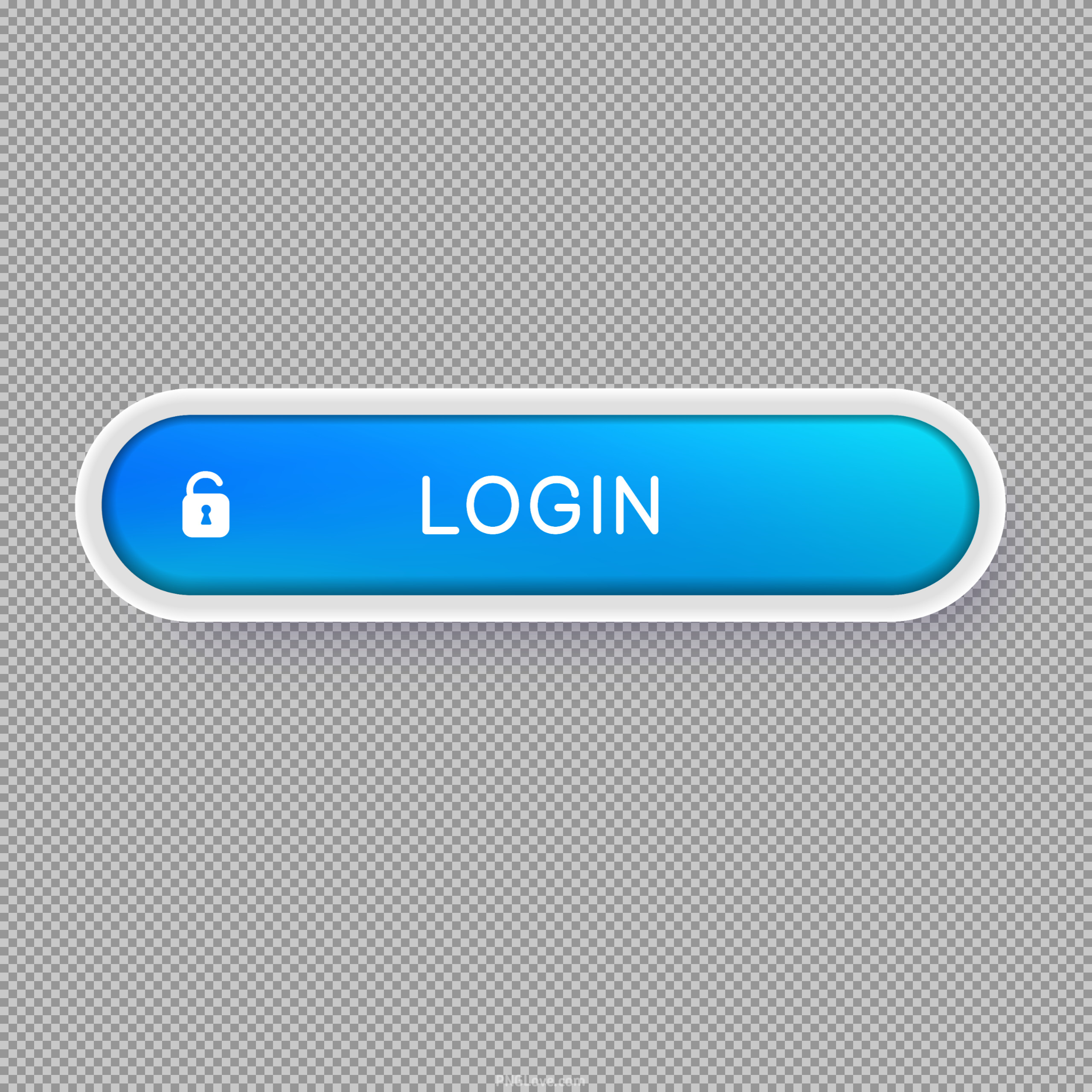 Login button PNG image download...