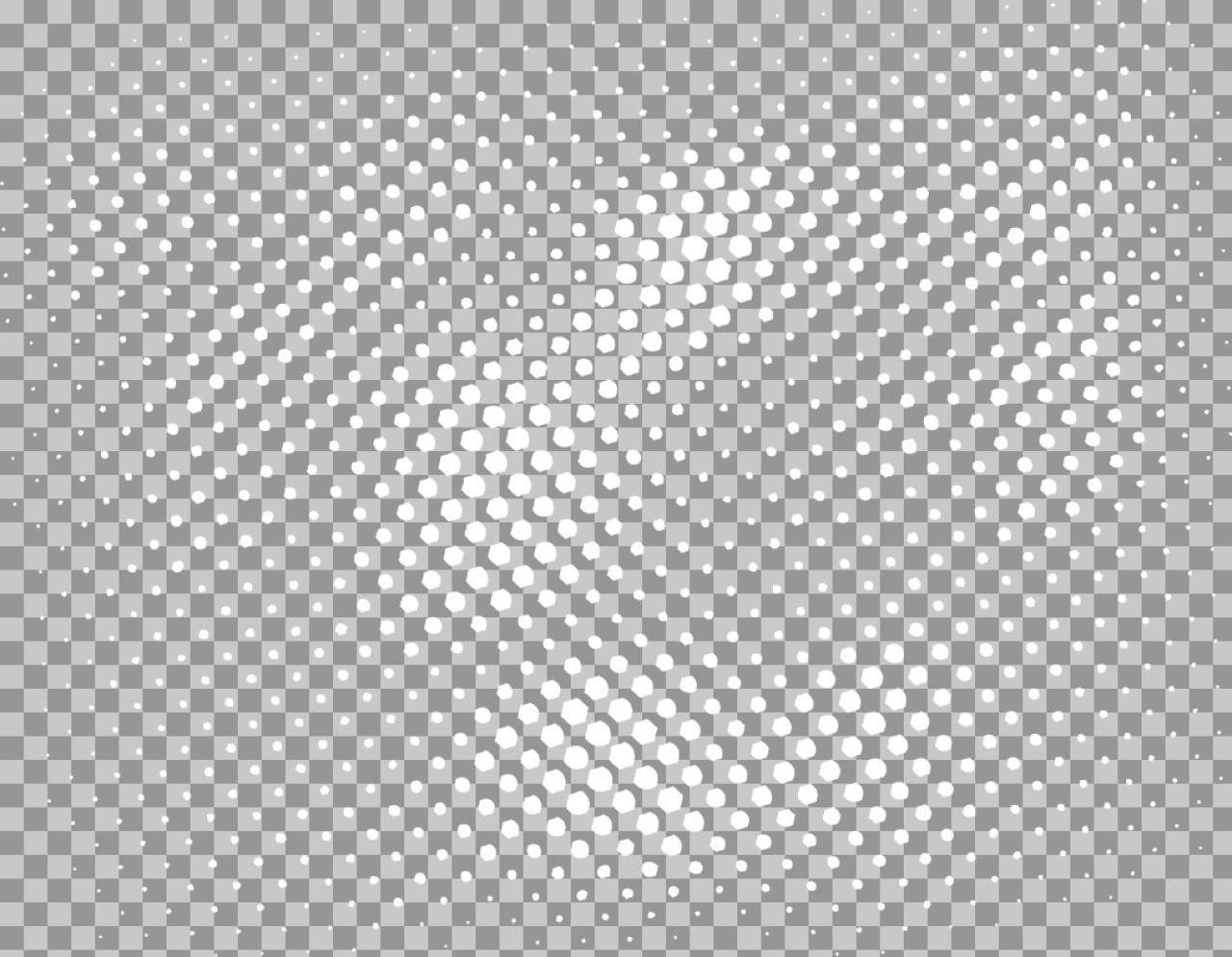 White Halftone Pattern PNG | Retro Dot Texture Overlay...