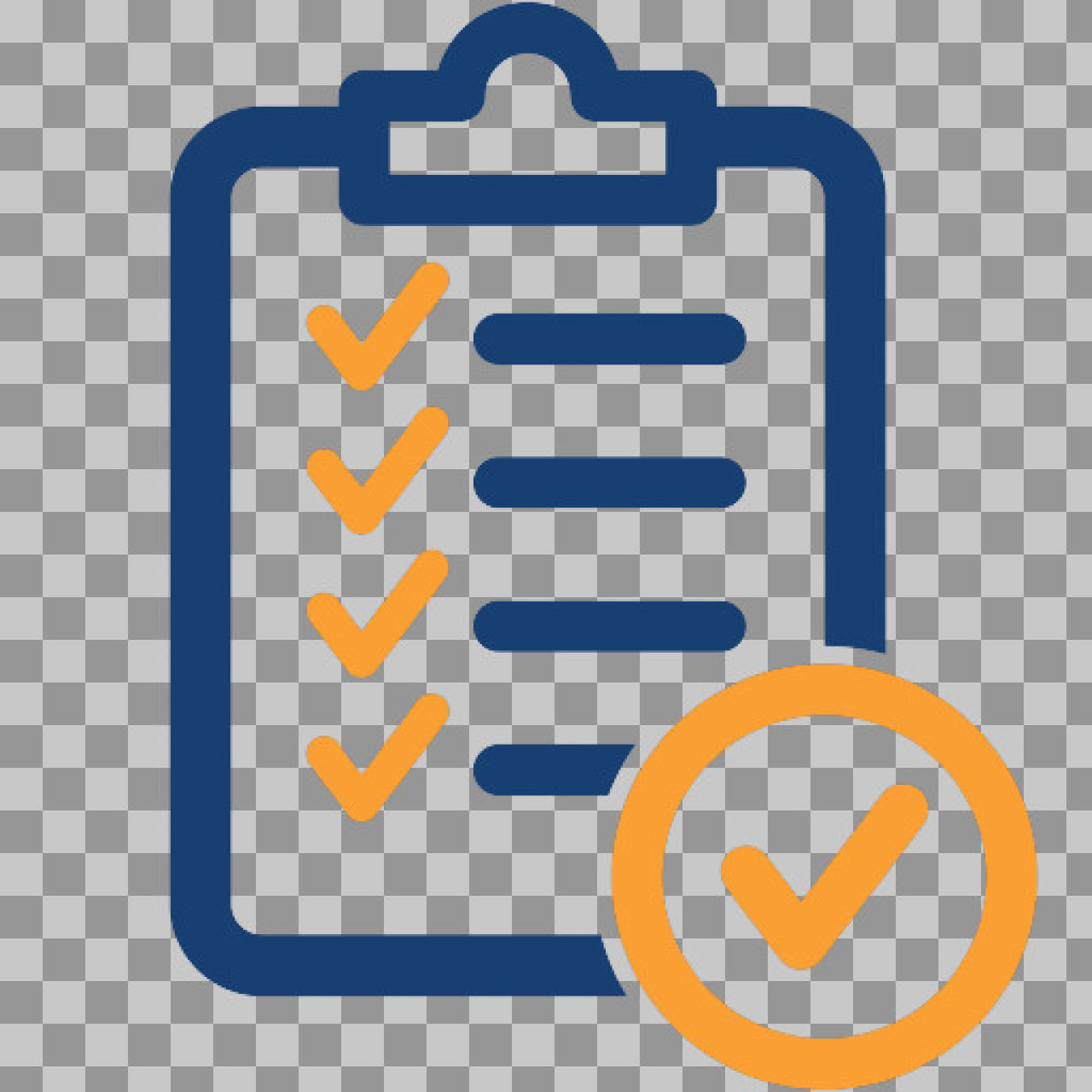 Checklist & Approval Icon | Task Management & Verification Graphic