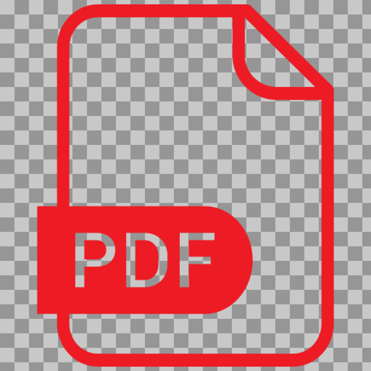 Red PDF Icon PNG | Free Downloadable File Symbol
