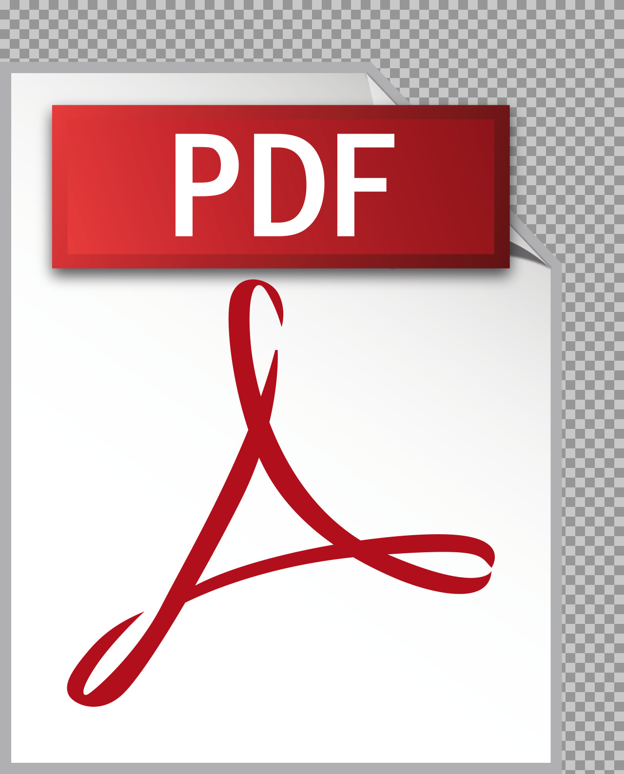 Official PDF Logo PNG | Adobe Acrobat File Icon