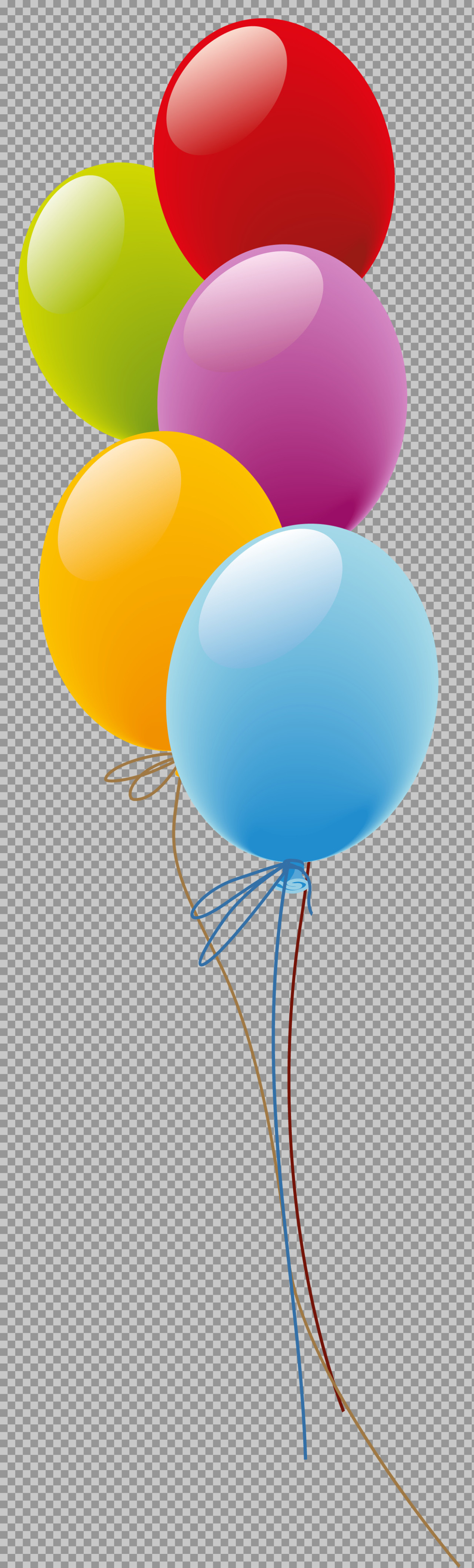 Colorful Balloons PNG | Party & Celebration Clip Art