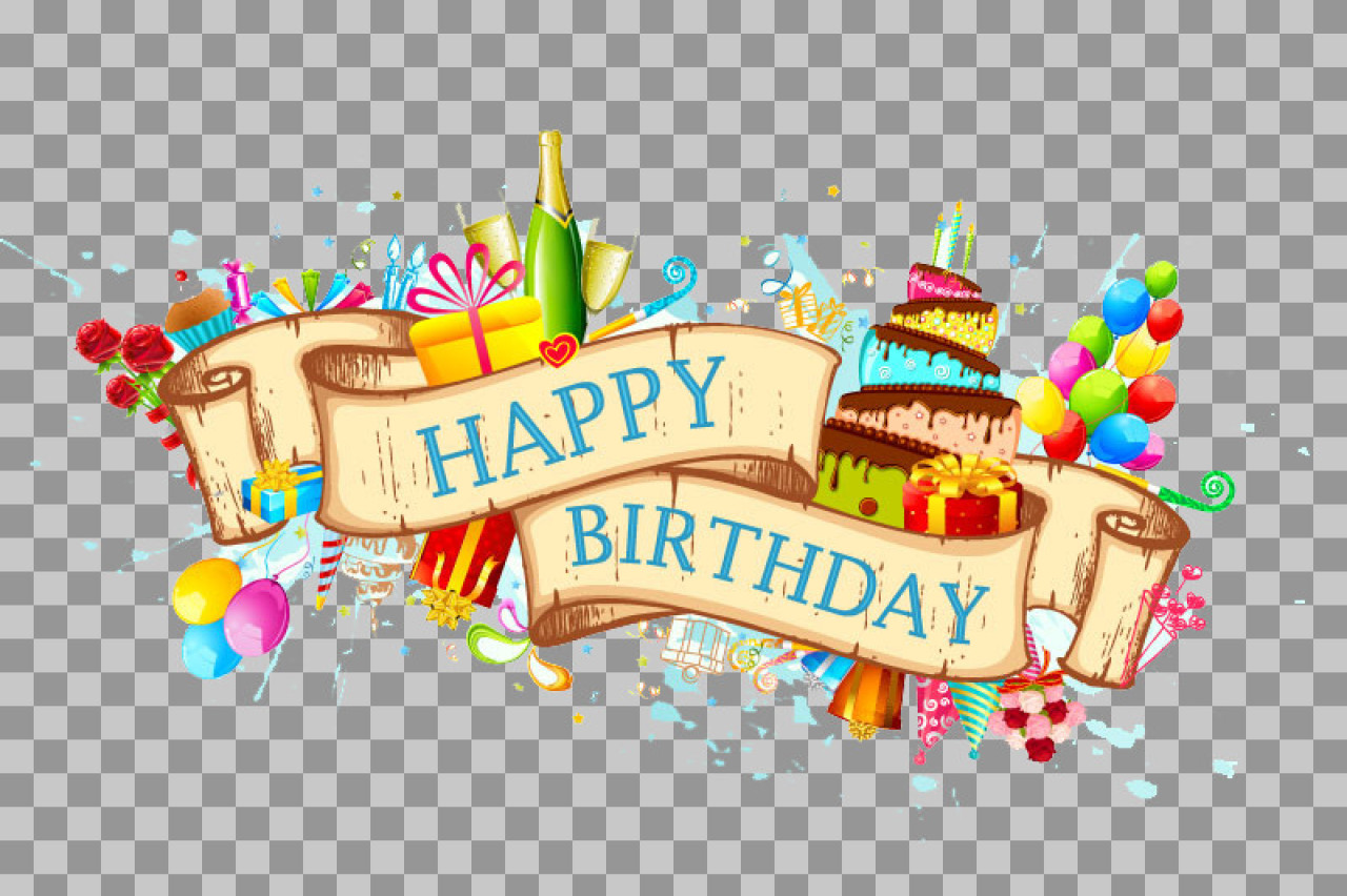 Happy Birthday Banner PNG | Free Festive Celebration Clipart...