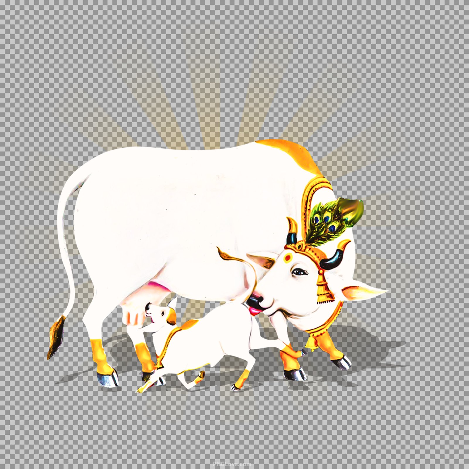 Gau Mata Lord Krishna Cow Png images download