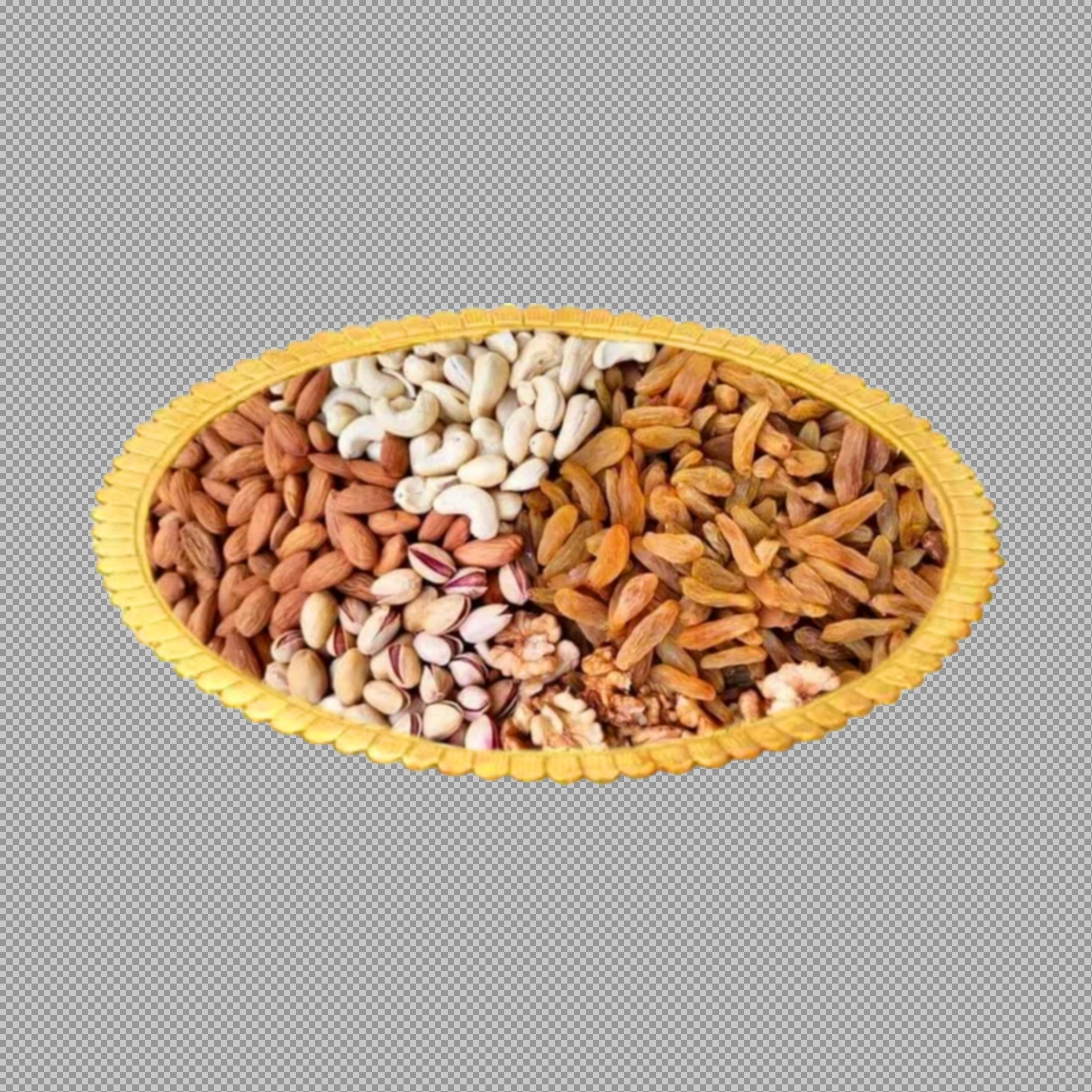Mixed Dry Fruits Platter PNG | Free Transparent Image...