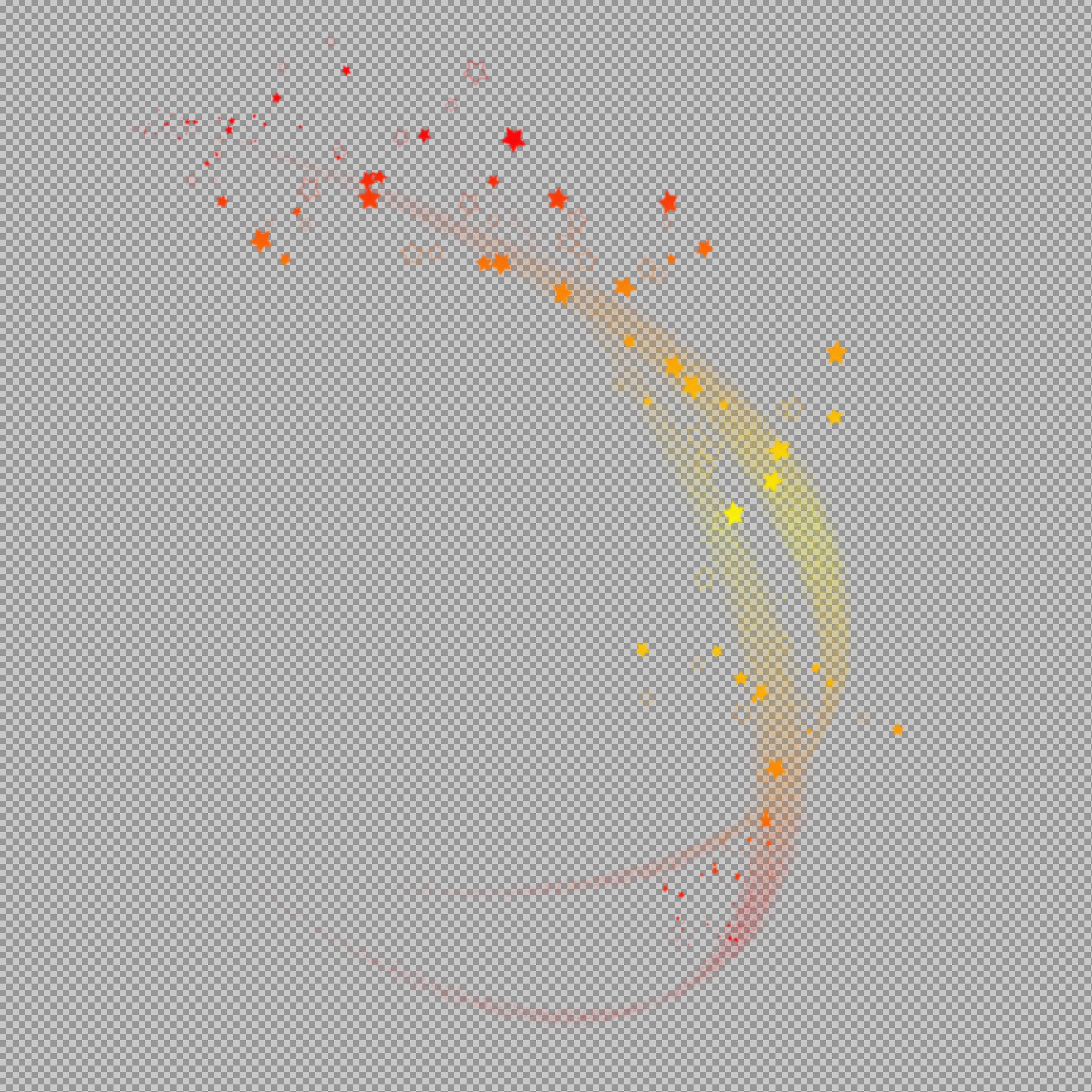 Fiery Star Swirl PNG | Free Abstract Effect...