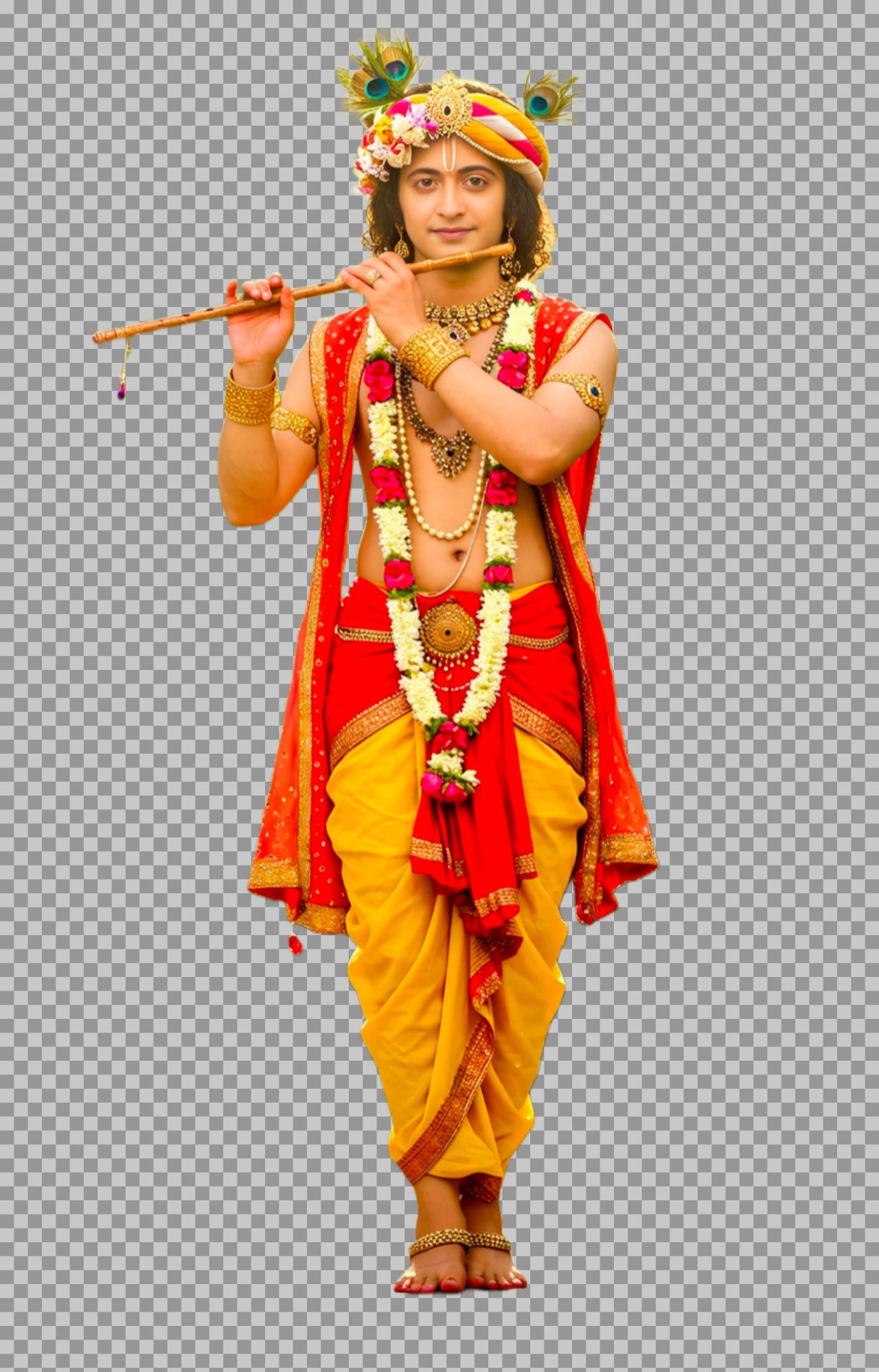 Hindu God Krishna PNG image free download