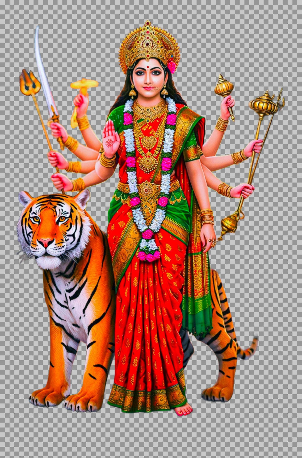 Goddess Durga Maa PNG image free download