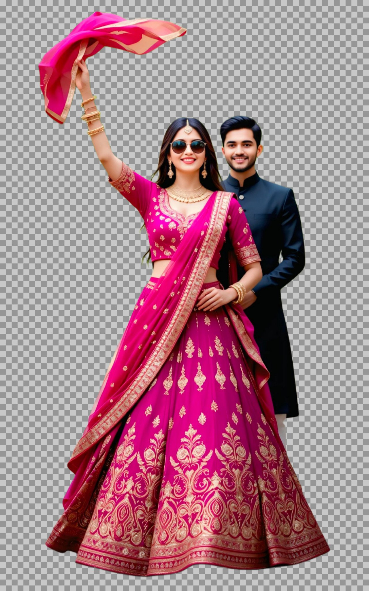 indian lover couple png transparent...