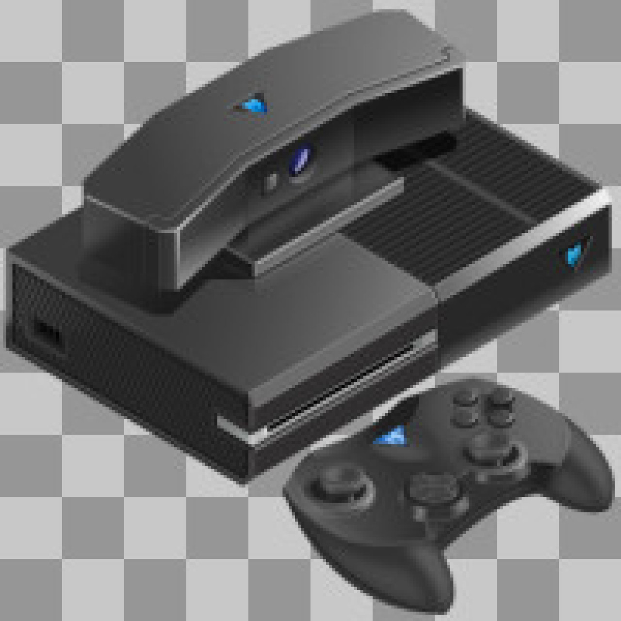 Modern Game Console PNG | Gaming Hardware Illustration