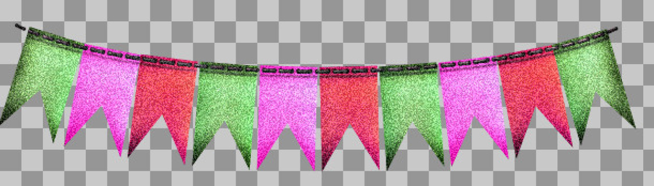 Glitter Bunting Banner PNG | Free Sparkly Party Clipart...