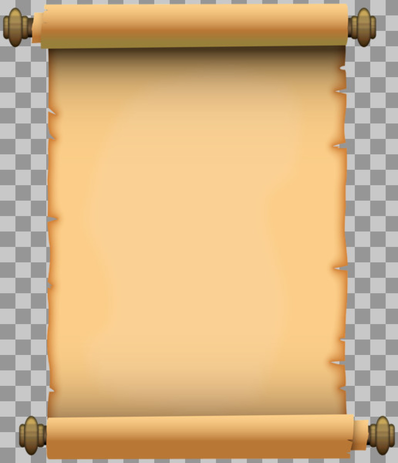 Ancient Scroll PNG | Free Parchment Paper Clipart