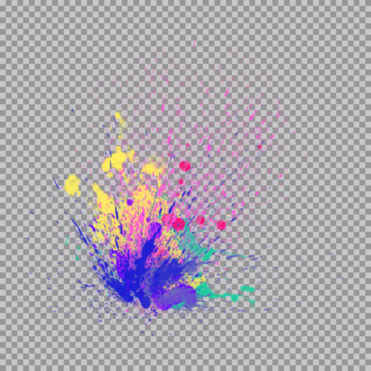 Colorful Paint Splatter PNG | Abstract Art Splash...