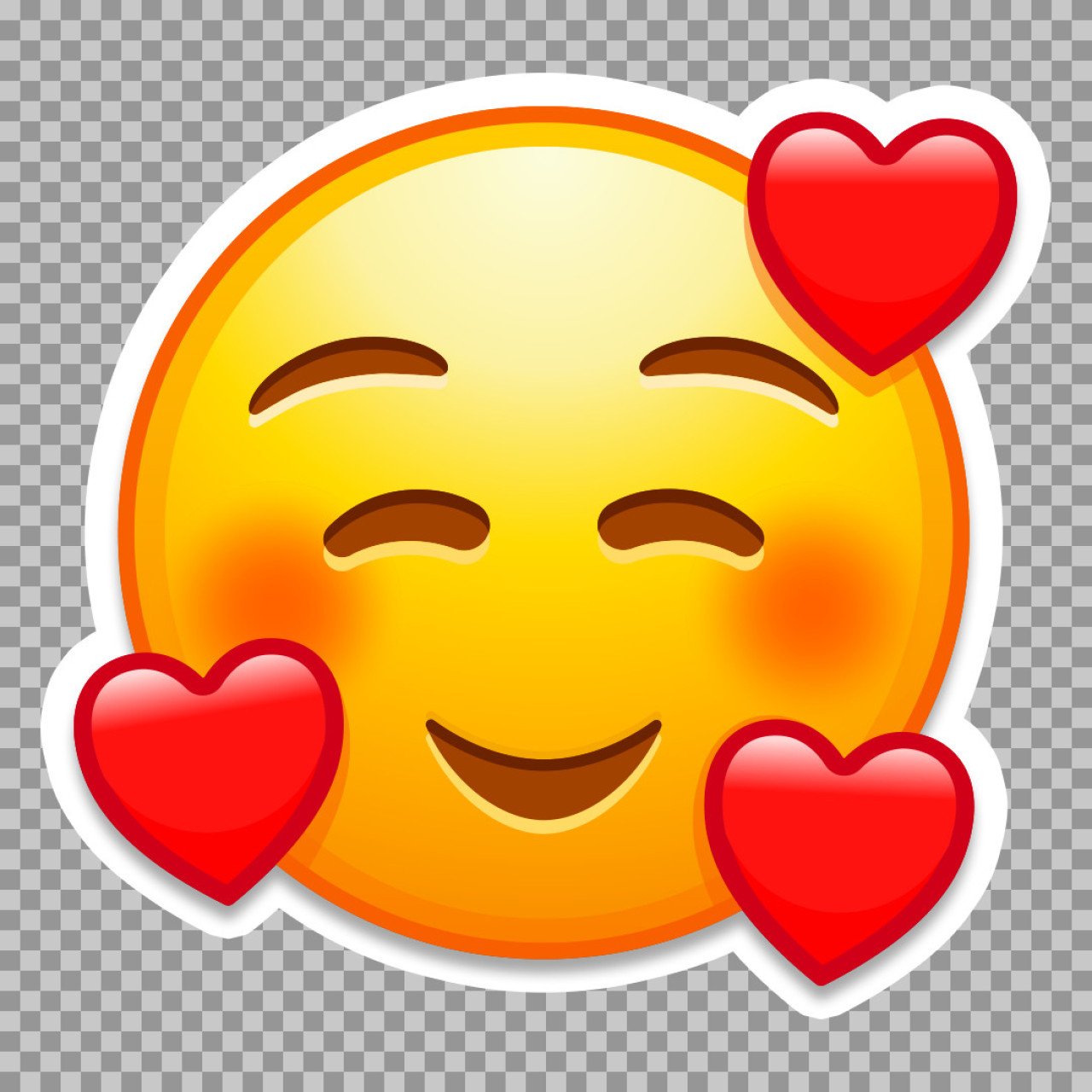 Lovely love Emoji PNG image download...
