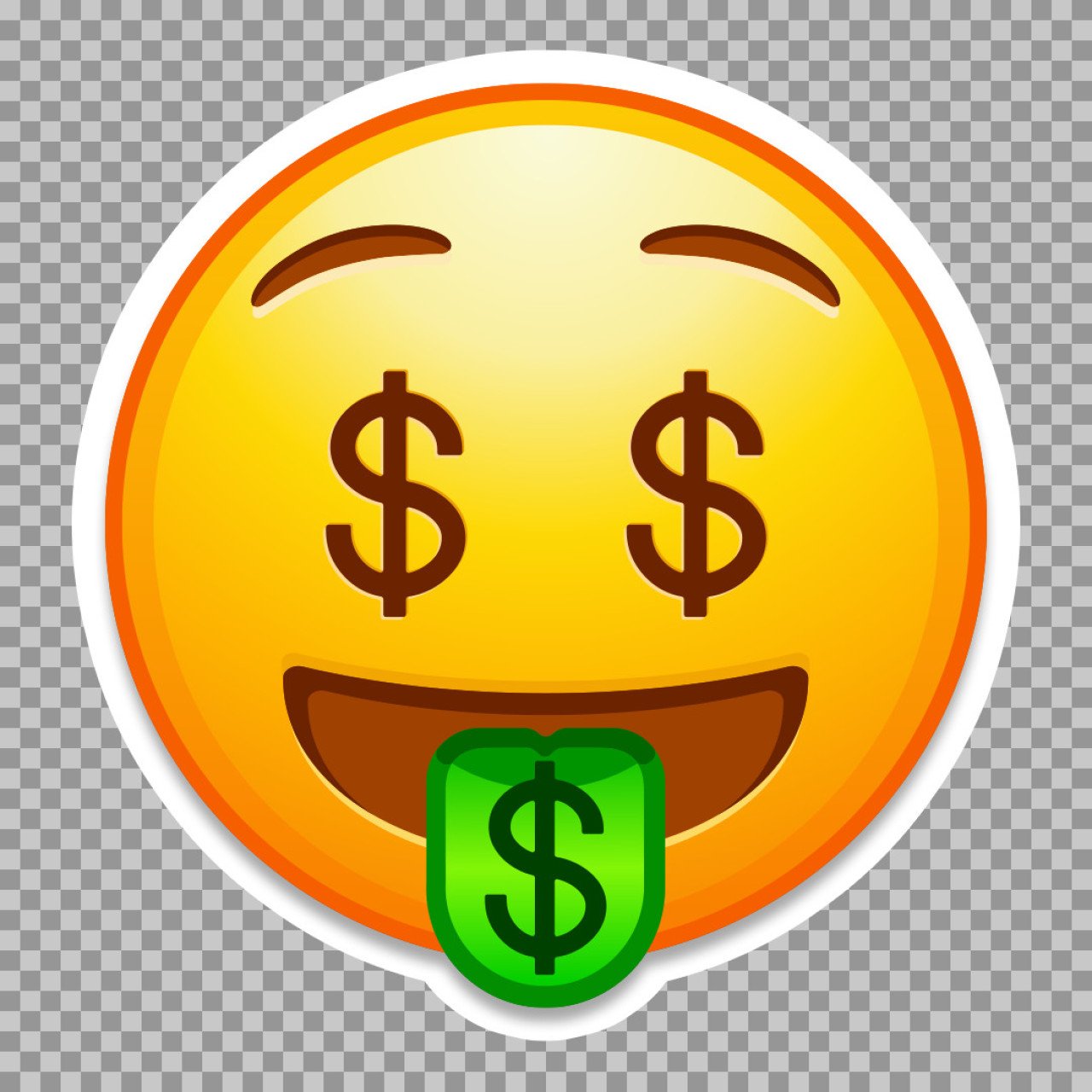 dollar money mouth emoji images...